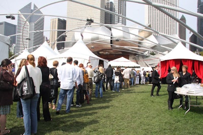 Held in Millennium Park, the event spilled into the Jay Pritzker Pavilion.