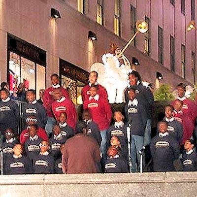 The event featured a special performance by the Boys Choir of Harlem.