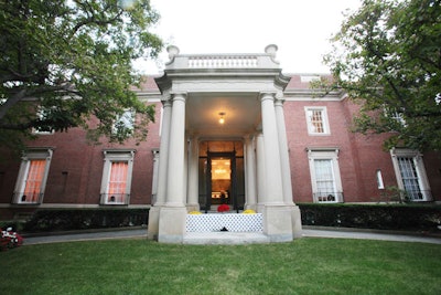 The largest dinner of the Meridian Ball was held at White-Meyer House.