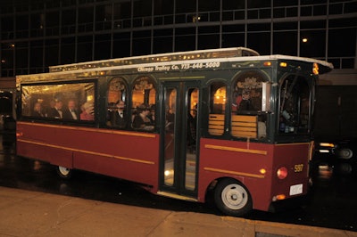 After the concert, Chicago Trolley transported guests from the Symphony Center to the Hilton Chicago.
