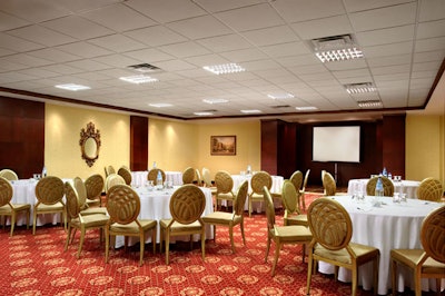 At 2,805 square feet, the Prince Albert meeting room can hold 140 for dinner and as many as 240 for receptions.