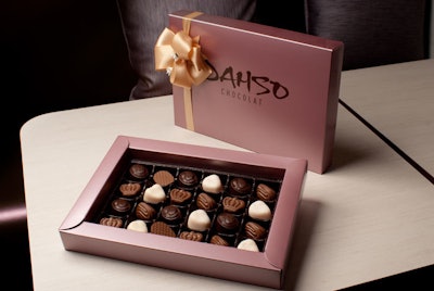 Dahso Chocolat et Café offers more than 80 varieties of European chocolates and Belgian cakes and waffles.