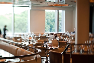 On the third floor of the Time Warner Center, the restaurant offers views of Central Park.