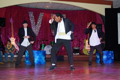 Sixth Star coordinated a Michael Jackson tribute with three dancers performing to his hits 'Billy Jean,' 'Thriller,' and 'Beat It.'