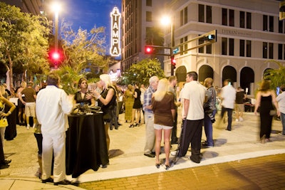 The event took place within a four-block radius near the Tampa Theatre.