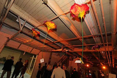 Guests could purchase artist Takeshi Kata's flowers, which were incorporated into the scenic design of The Tempest.