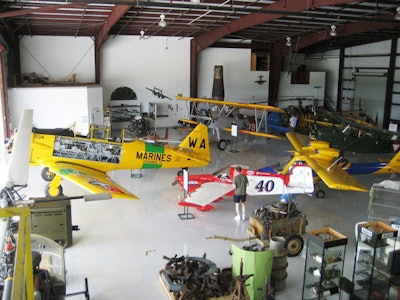 WA Hangar One is home to the Kissimmee Air Museum and Warbird Adventures ' World War II planes.