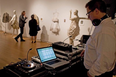 Targeting a younger, hipper crowd, the gala entertained guests with music from DJs Paul Sevigny, Leo Fitzpatrick, and duo Harley Viera-Newton and Cassie Coane.