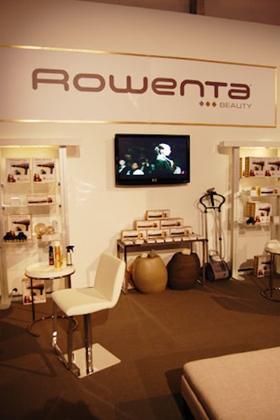 Fashion Week attendees can drop by the Rowenta Beauty space for hair touch-ups between shows.