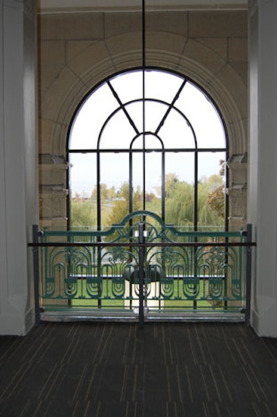 Large windows on the south side of the building offer views of Lake Ontario.