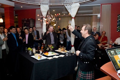 Ian Millar, Glenfiddich's global brand ambassador, led a tasting during the brand's second Taste & Talk event held at One Up Restaurant & Lounge.