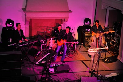 Members of the Billy Joel Band performed at the after-party.