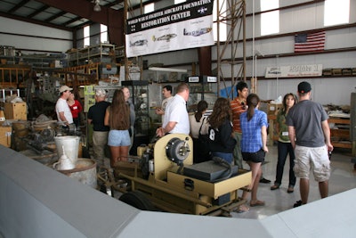 Warbird offered a behind-the-scenes look at the WWII Fighter Aircraft Foundation's German Focke Wulf 190 restoration project, the Wiesse Eins.