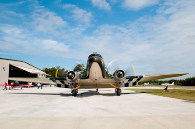 The Valiant Air Command sold flights on its C-47 plane, the Tico Belle.