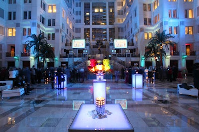 The Akridge Real Estate firm donated the evening's venue, the Homer Building.