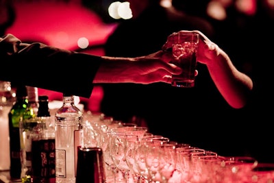 An open bar included several signature cocktails mixed with the German brand in mind.