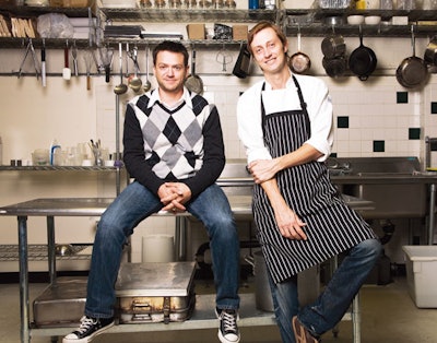 Michael Steifman and Kaegan Welch launched Stuart & Welch Catering after meeting at Olivier Cheng Catering and Events.