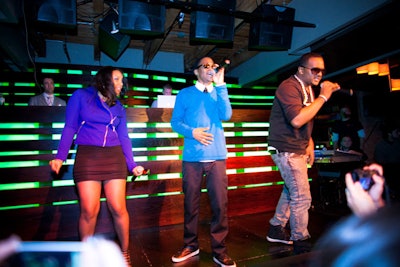 The Richkiddz, a local rap, hip-hop, and R&B group, performed at the Enclave after-party.