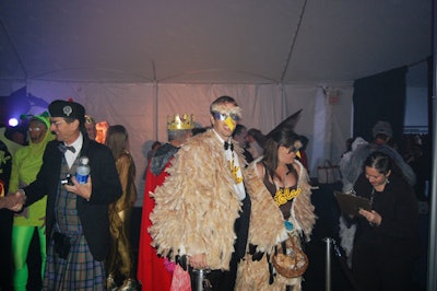 The costume competition—complete with extravagant prizes—motivated guests to create original and unusual ensembles.