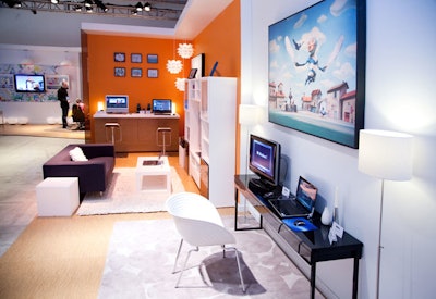 Devised as a simple and approachable launch, the Windows 7 event allowed attendees to test products in environments styled after living and work spaces.