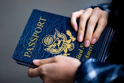 Street teams handed out custom catalogs designed to look like passports.