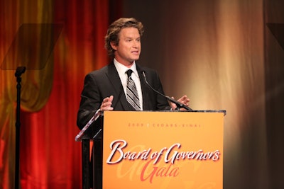Access Hollywood's Billy Bush hosted the Cedars-Sinai Board of Governors gala, which took in more than $2.6 million.