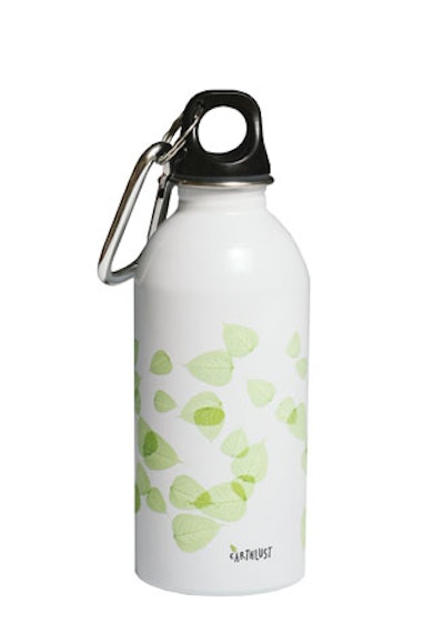 To Take on a Tour: Earthlust 13-ounce stainless steel water bottle, $16 each, customization available.