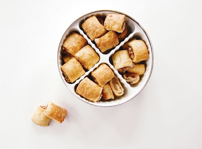 Mid-Meeting Treats: Side Street Sweets ' assortment of rugelach, $44.50 for a two-pound tin.