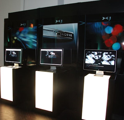 After checking out the Black Room Kit, guests could design their own Jaguars at computer stations set up throughout the venue.