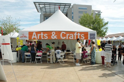 AIGA sponsored the Arts and Crafts Boot, where kids could create their own books.