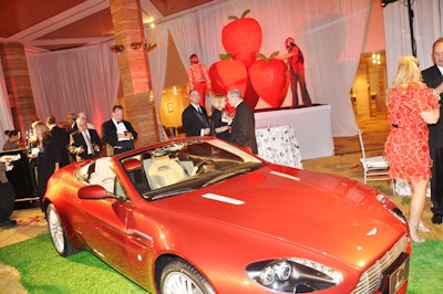 Ken Gorin, owner of luxury car dealer the Collection, donated a Ferrari California to the live auction.
