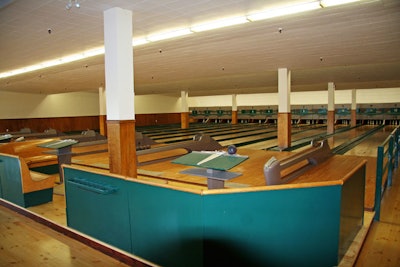 The newly renovated Shamrock Bowl, which holds 135, is available for corporate events and teambuilding activities.