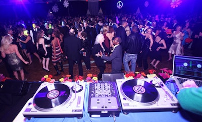 Attendees from Fight Night joined the ladies at Knock Out Abuse for late-night dancing courtesy of three DJs.