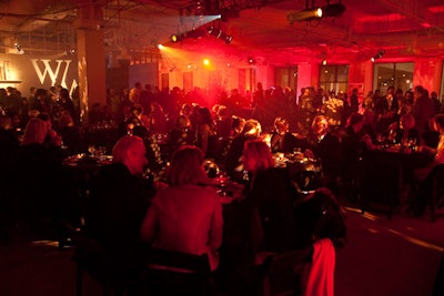 The private preparty was held in an empty restaurant space at 5900 Wilshire Boulevard.