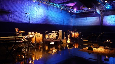 SIR's drums, keyboards, and guitars can be used for events.