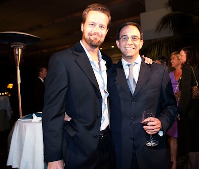 Chrysalis Butterfly Ball co-chairs—founding committee member Brad Rowe and C.A.A. finance president Rick Hess—posed at the event.