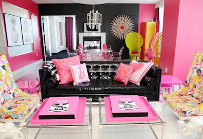 Take a group to one of the Palms ' signature suites, like the Barbie suite decked out in pink and girlie details.