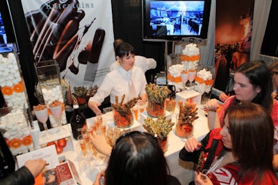 Abigail Kirsch offered an array of flavors at its booth, which was a hit with show attendees.