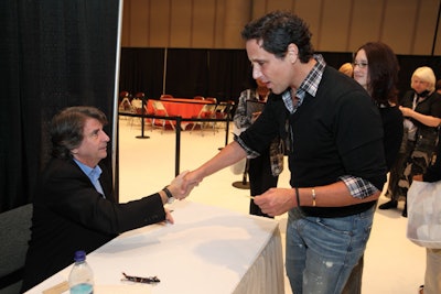 David Rockwell, president and founder of Rockwell Group, interacted with attendees at the BizBash bookstore following his afternoon keynote.