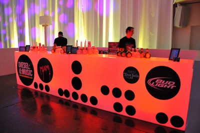 Diageo sponsored the four bars serving various spirit brands in its portfolio, including Budweiser and Don Julio Tequila.