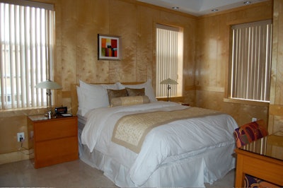 All bedrooms have work stations and 32-inch flat-screen TVs.