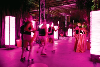 Servers on roller skates passed out drinks at the greater Washington chapter of the International Special Events Society's annual awards gala.