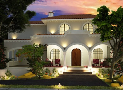 Originally built in the 1920s, the Mediterranean-style houses have since been renovated by designer Javier Sanjuanbenito.