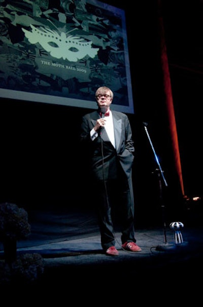 Since the Moth promotes storytelling, Garrison Keillor was a fitting, and funny, host.