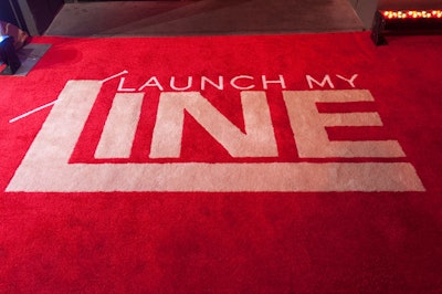 Also outside the club was a custom red carpet that incorporated the logos for Launch My Line and Bravo.