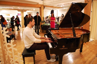 Composer Todor Kobakov performed for guests.