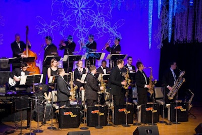 The Toronto All-Star Big Band performed for guests at the gala.