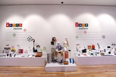 Similar to the pop-up it created in late July for press, eBay's showroom took over a 5,500-square-foot space at 57th Street and Fifth Avenue and ran from November 20 to November 29. Displaying some 400 new and used products, the online auctioneer invited visitors to bid on items using touch-screen kiosks.