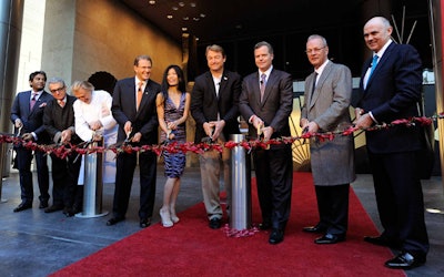 Mandarin Oriental's opening included a day of events, with a daytime ribbon cutting.