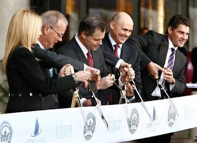 MGM Mirage and CityCenter executives participated in a ribbon-cutting ceremony.